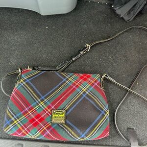 Dooney & Bourke Tartan Crossbody Bag - Red, Blue, Green